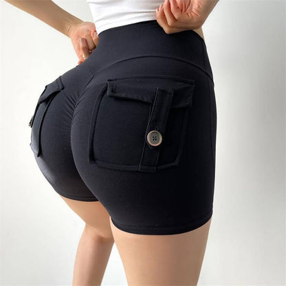 High Waisted Cargo Yoga Short