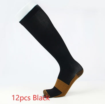 Copper Fiber Long Tube Compression Socks